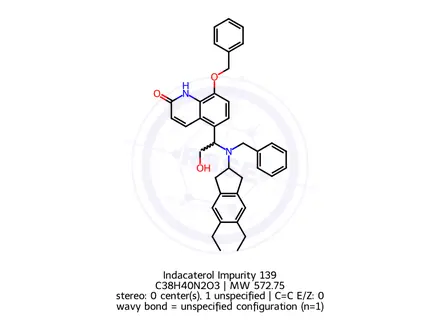 Chemical structure of Indacaterol Impurity 139