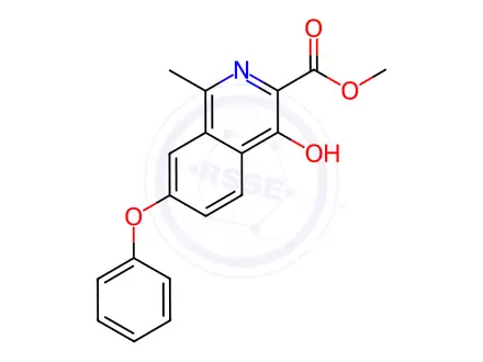 Chemical structure of Roxadustat Impurity 262