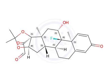 Chemical structure of Triamcinolone Acetonide Impurity 37