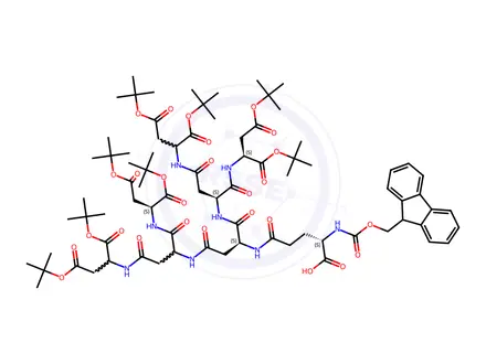Chemical structure of Fmoc-Glu(AspG3)-OH
