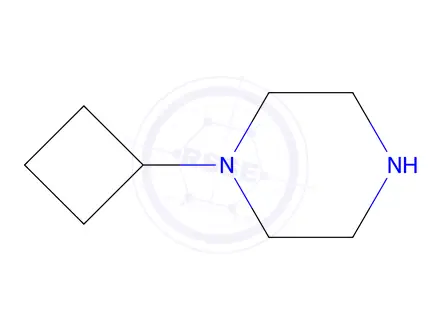 Chemical structure of 1-Cyclobutylpiperazine