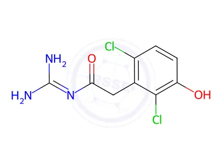 Chemical structure of 3-Hydroxy Guanfacine