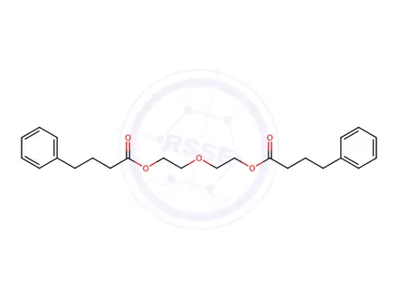 Chemical structure of Oxybis(ethane-2,1-diyl) bis(4-phenylbutanoate)