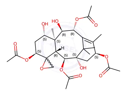 Chemical structure of Taxumairol B
