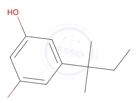 Chemical structure of 5-(1,1-Dimethylpropyl)-1,3-benzendiol