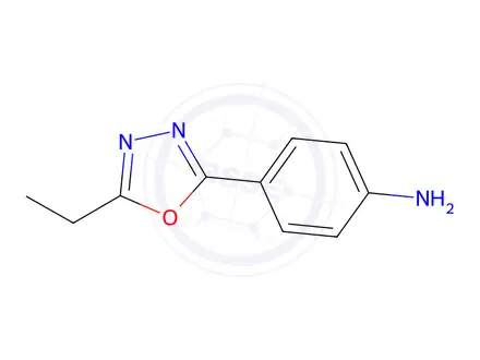 Chemical structure of 4-(5-ethyl-1,3,4-oxadiazol-2-yl)aniline