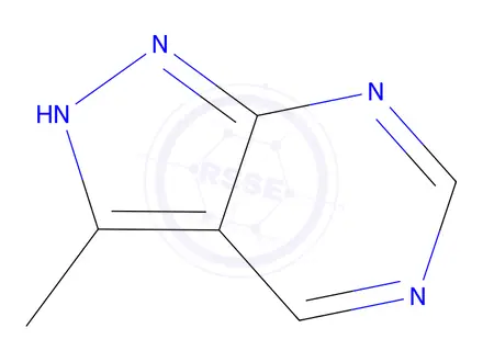 Chemical structure of 3-Methyl-1H-pyrazolo[3,4-d]pyrimidine