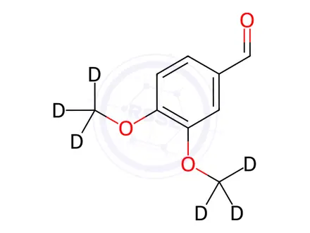 Chemical structure of Verapamil Impurity 7-d6 (Verapamil EP Impurity G-d6)