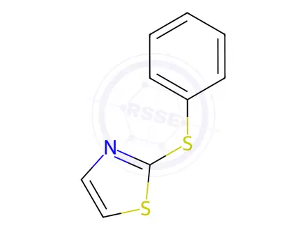 Chemical structure of 2-(Phenylthio)thiazole