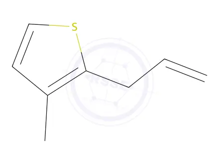 Chemical structure of 3-Methyl-2-(prop-2-en-1-yl)thiophene