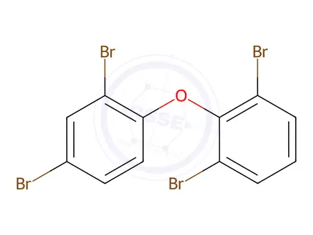 Chemical structure of PBDE 51