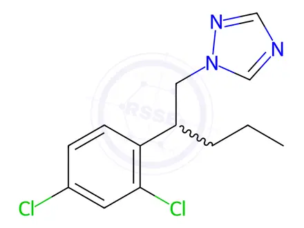 Chemical structure of Penconazole
