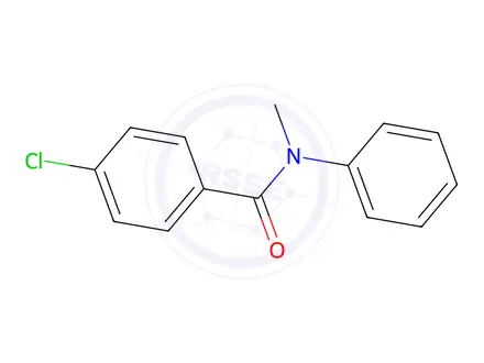 Chemical structure of 4-chloro-N-methyl-N-phenylbenzamide