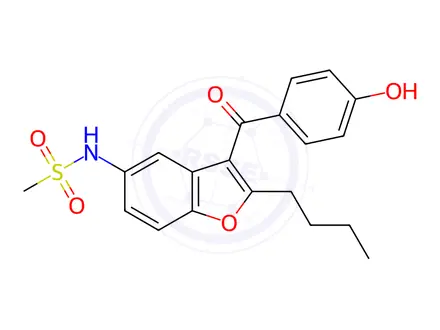 Chemical structure of Dronedarone Impurity 93