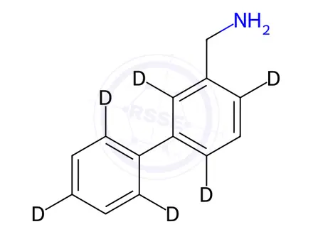 Chemical structure of Diphenyl-2,2',4,4',6,6'-d6-methylamine
