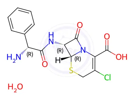 Chemical structure of Cefaclor (70356-03-5)