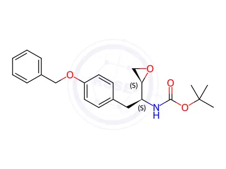 Chemical structure of ERYTHRO-N-BOC-O-BENZYL-L-TYROSINE EPOXIDE