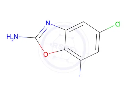 Chemical structure of 5-CHLORO-1,3-BENZOXAZOLE-2,7-DIAMINE