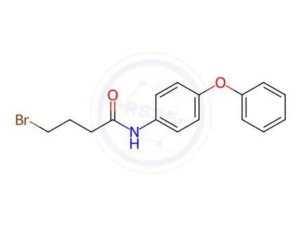 Chemical structure of 4-Bromo-N-(4-phenoxyphenyl)butanamide