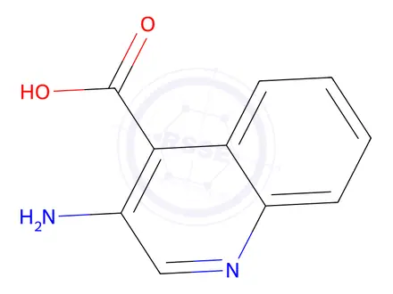 Chemical structure of 3-Aminoquinoline-4-carboxylic acid