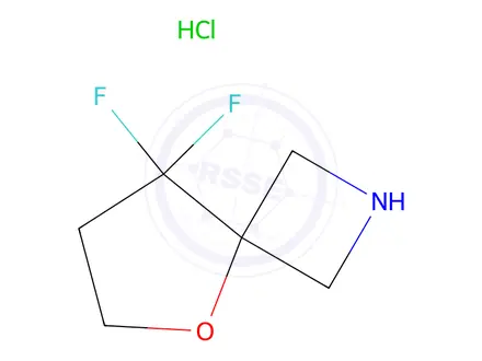 Chemical structure of 8,8-Difluoro-5-oxa-2-azaspiro[3.4]Octane hydrochloride