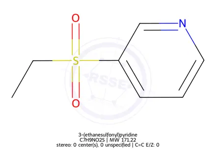 Chemical structure of 3-(ethanesulfonyl)pyridine