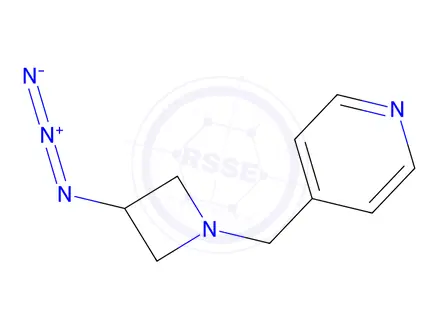 Chemical structure of 4-((3-Azidoazetidin-1-yl)methyl)pyridine