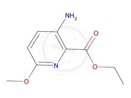 Chemical structure of Ethyl 3-amino-6-methoxypicolinate