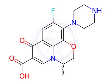 Chemical structure of Ofloxacin EP Impurity E (Ofloxacin USP Related Compound A)