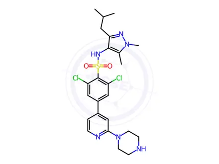 Chemical structure of Zelenirstat