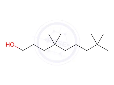 Chemical structure of 4,4,8,8-Tetramethyl-1-nonanol