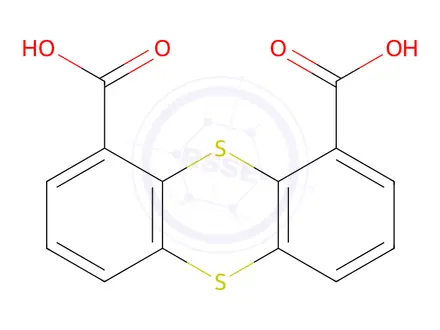 Chemical structure of 1,9-Thianthrenedicarboxylic Acid