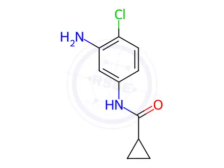Chemical structure of N-(3-Amino-4-chlorophenyl)cyclopropanecarboxamide