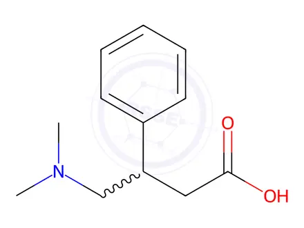 Chemical structure of 4-(Dimethylamino)-3-phenylbutanoic acid