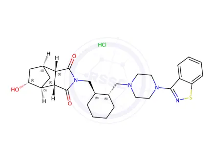 Chemical structure of Lurasidone Metabolite 14283 hydrochloride