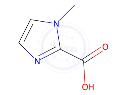 Chemical structure of 1-Methylimidazole-2-carboxylic Acid