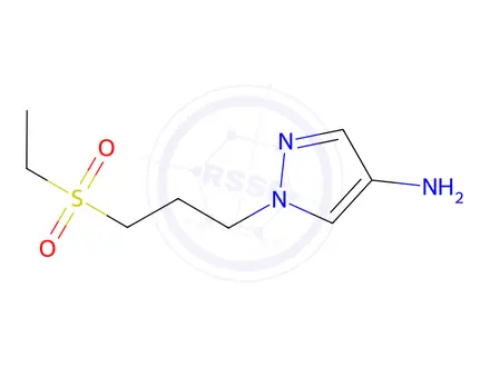 Chemical structure of 1-(3-(Ethylsulfonyl)propyl)-1h-pyrazol-4-amine