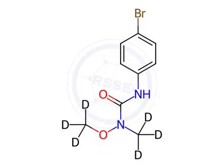 Chemical structure of Metobromuron-d6 (methoxy-d3, N-methyl-d3)