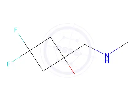 Chemical structure of 3,3-Difluoro-1-(methylaminomethyl)cyclobutanol