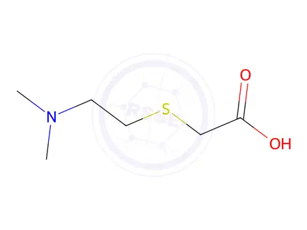Chemical structure of 2-​[[2-​(Dimethylamino)​ethyl]​thio]​-acetic Acid