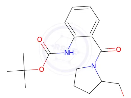 Chemical structure of Tert-butyl (2-(2-(hydroxymethyl)pyrrolidine-1-carbonyl)phenyl)carbamate