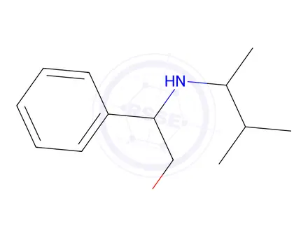 Chemical structure of 2-((3-Methylbutan-2-yl)amino)-2-phenylethan-1-ol
