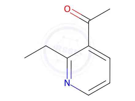 Chemical structure of Ketone, 2-ethyl-3-pyridyl methyl (8CI)