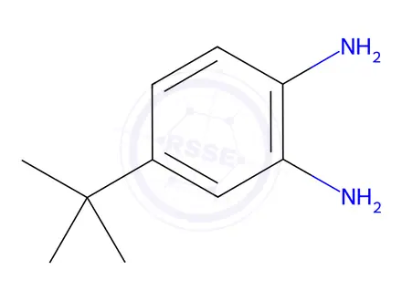 Chemical structure of 4-(Tert-butyl)benzene-1,2-diamine