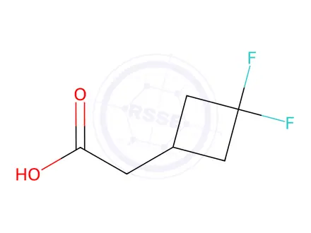 Chemical structure of (3,3-Difluorocyclobutyl)acetic Acid