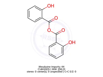Chemical structure of Mesalazine Impurity 76