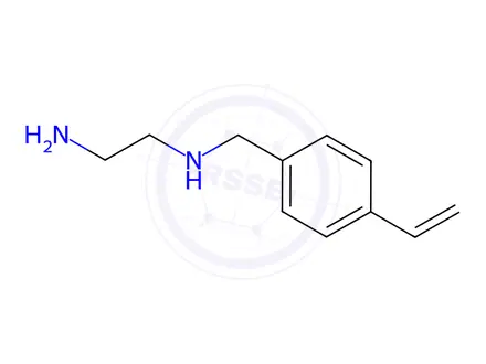 Chemical structure of 1,2-Ethanediamine, N1-[(4-ethenylphenyl)methyl]-