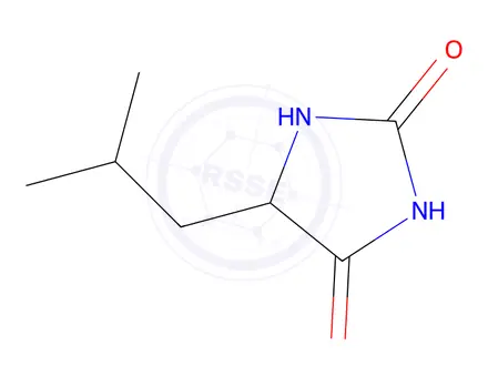 Chemical structure of (S)-5-Isobutylimidazolidine-2,4-dione