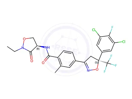 Chemical structure of (5S,4R)-Isocycloseram