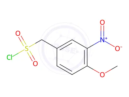 Chemical structure of (4-Methoxy-3-nitrophenyl)methanesulfonyl chloride